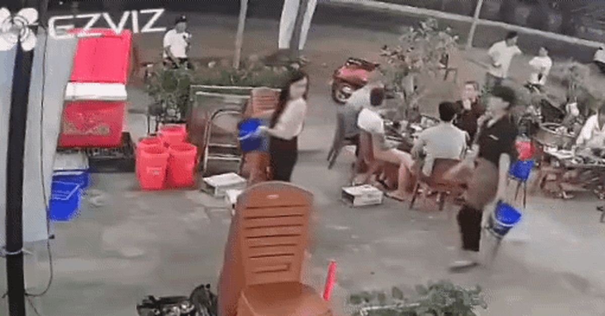 Xác minh video người đàn ông đá nữ quản lý quán nhậu ở Nha Trang