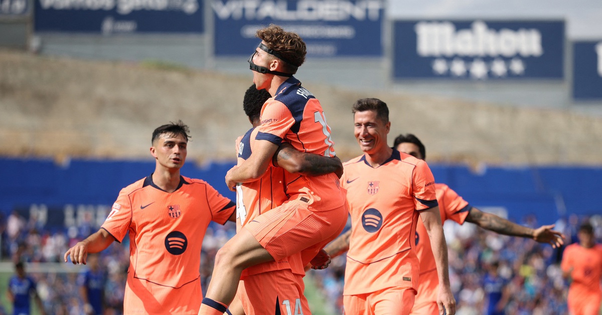 Vắng Yamal, Barca vẫn thắng dễ Getafe và cách chức vô địch La Liga... 3 điểm