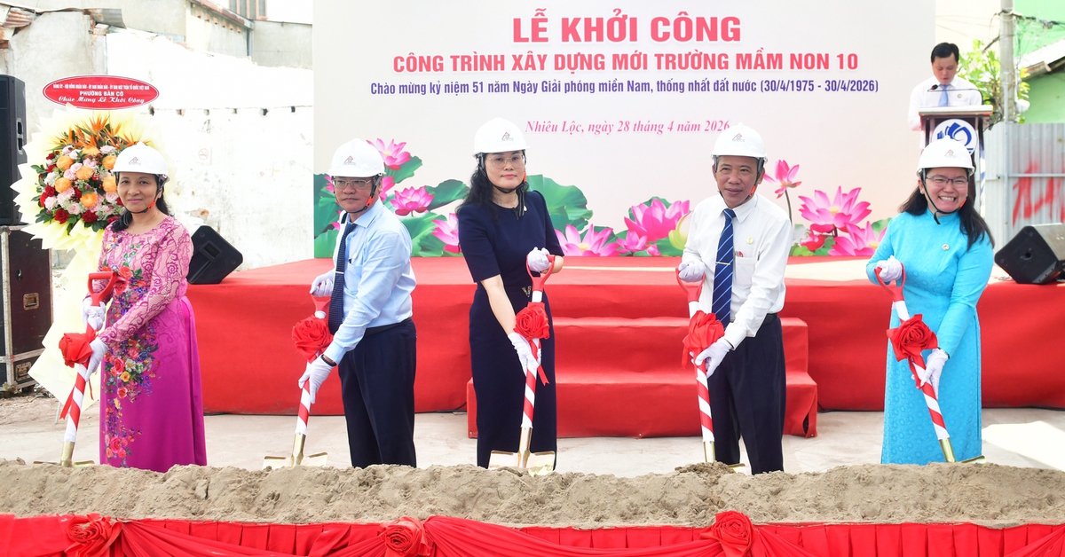 Xây thêm trường mầm non mới tại phường Nhiêu Lộc