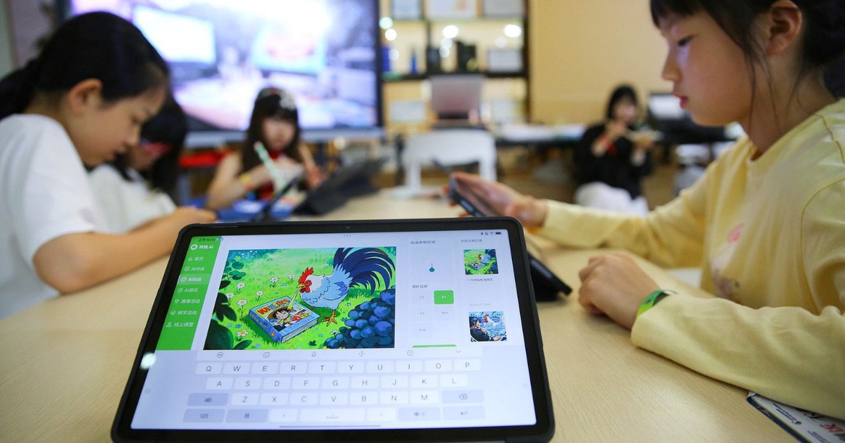 Phần lớn học sinh Trung Quốc sử dụng công cụ AI