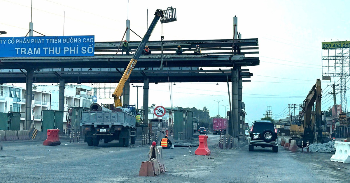Đồng Nai tháo dỡ xong 2 trạm thu phí bỏ hoang trên quốc lộ 51