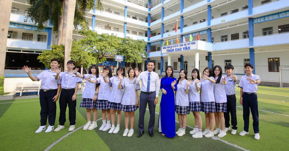 Trường Trần Cao Vân từng bước đổi mới, hướng đến ‘Trường học hạnh phúc’