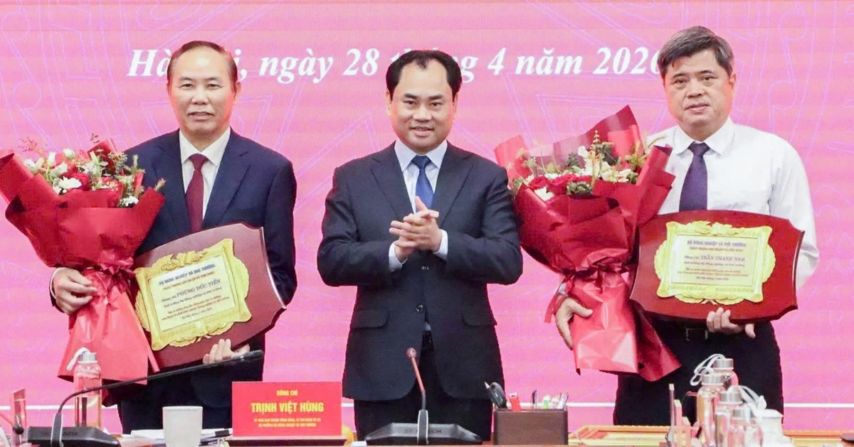 Hai thứ trưởng Bộ Nông nghiệp và Môi trường nghỉ hưu từ 1-5