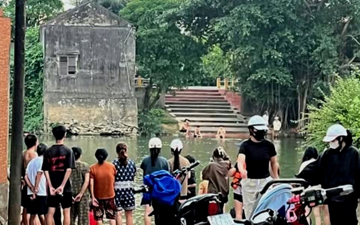 Nhảy từ cây cao xuống sông Kiến Giang, một học sinh lớp 9 chết đuối thương tâm