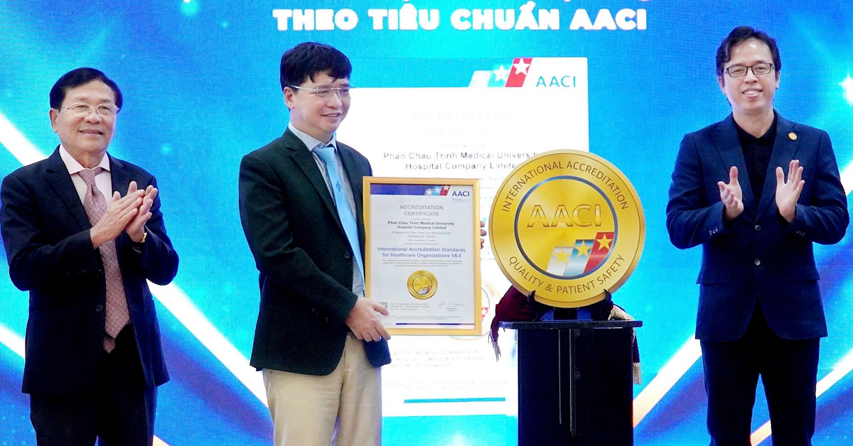 Miền Trung có cơ sở y tế đầu tiên đạt chứng nhận kiểm định quốc tế AACI