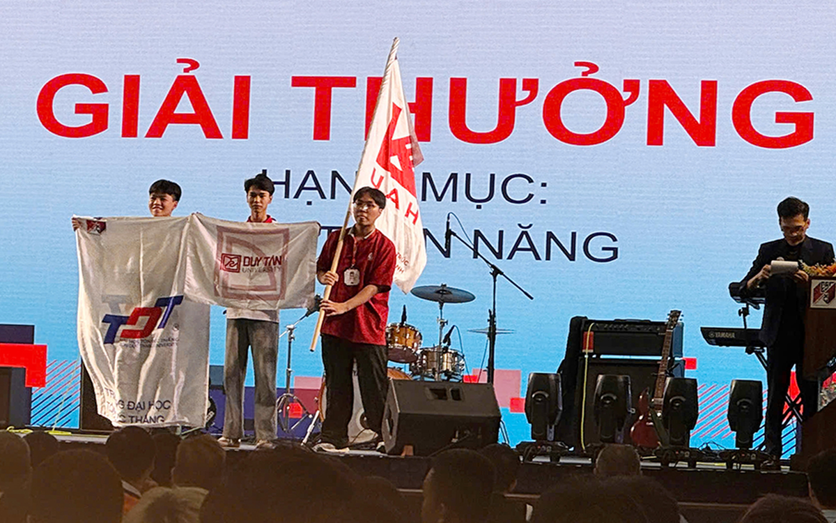 Sinh viên Duy Tân thắng giải tại Festival kiến trúc 2026