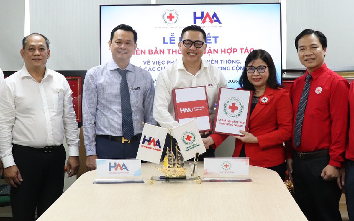 Hội Chữ thập đỏ TP.HCM và Hiệp hội Quảng cáo TP.HCM ký kết hợp tác