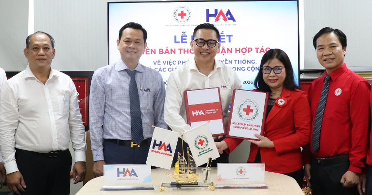 Hội Chữ thập đỏ TP.HCM và Hiệp hội Quảng cáo TP.HCM ký kết hợp tác
