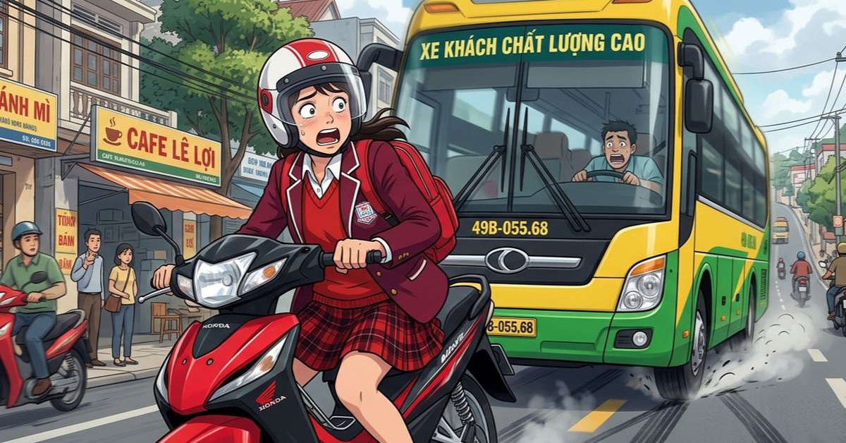 Trò đùa tai hại khóa xăng xe máy học sinh