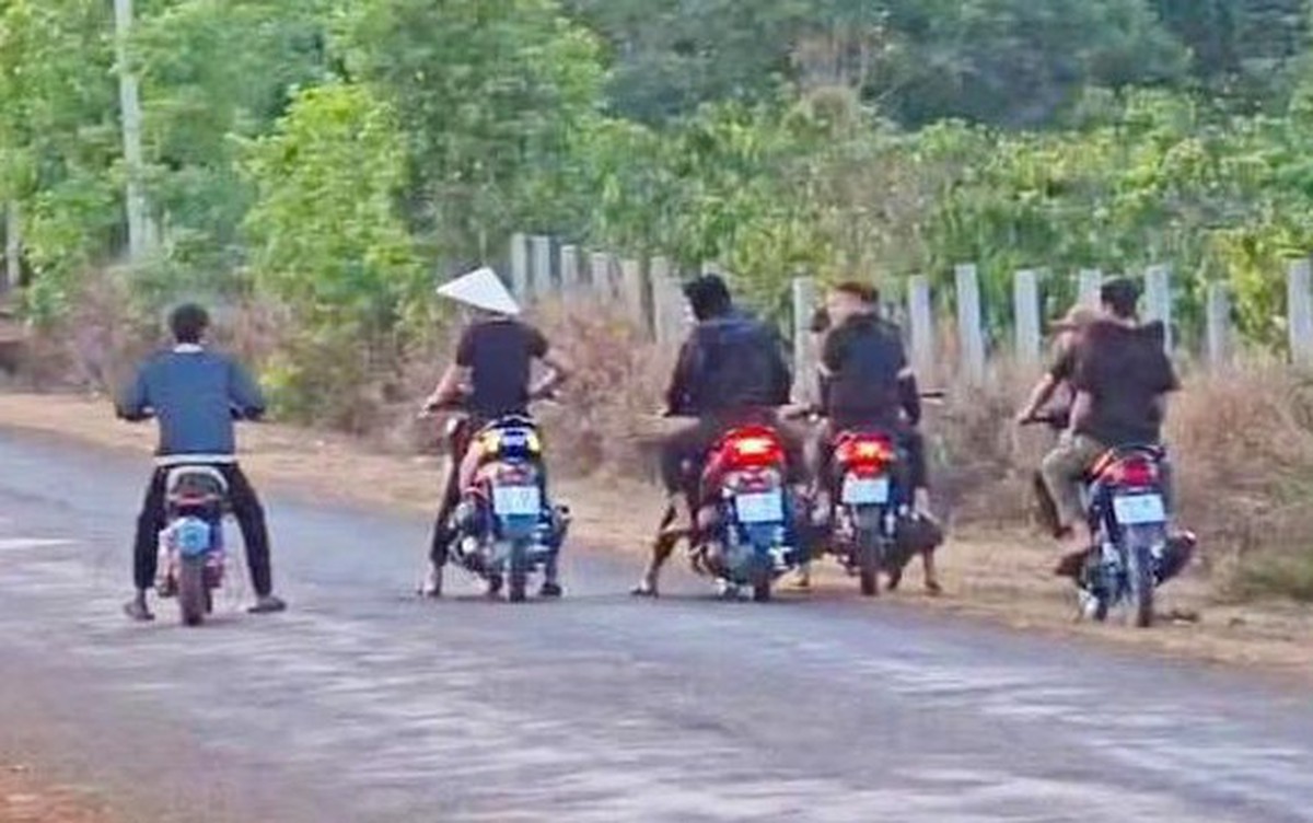 30 thanh niên 'làm xiếc' với xe máy trên đường ở Gia Lai bị phạt 110 triệu đồng