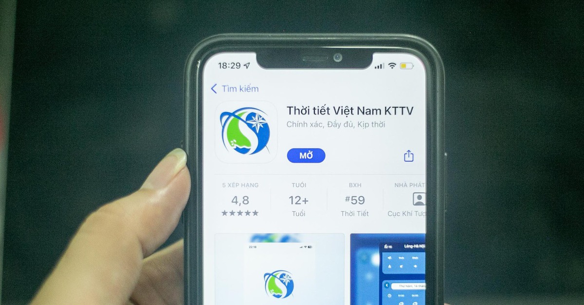 Ra mắt ứng dụng thời tiết Việt Nam, dự báo nắng mưa theo vị trí người dùng