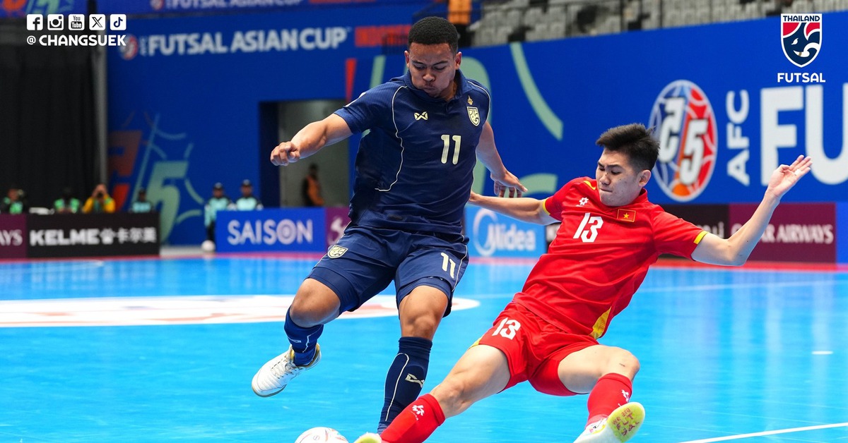 Lịch trực tiếp Giải futsal Đông Nam Á: Việt Nam đấu Thái Lan