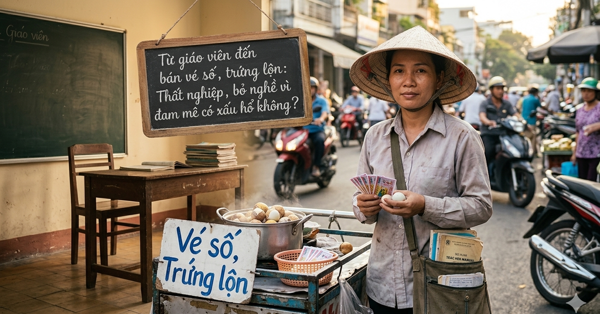 Từ giáo viên đến bán vé số, trứng lộn: Thất nghiệp hay bỏ nghề vì đam mê có xấu hổ không?