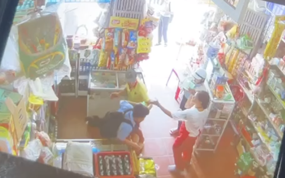 Làm rõ clip người đàn ông đánh học sinh trong tiệm tạp hóa ở Huế