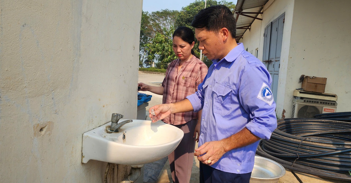 Người dân phản ánh nước sinh hoạt có bọt trắng, doanh nghiệp vào cuộc