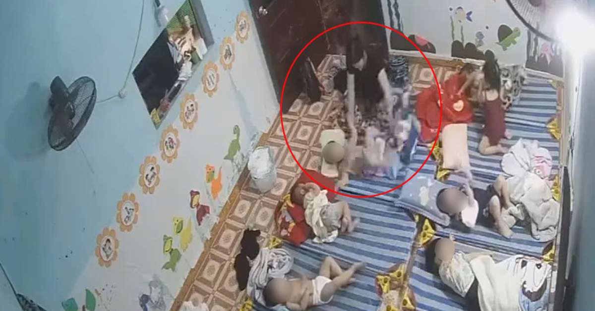 Xác minh người phụ nữ nghi bạo hành trẻ tại cơ sở mầm non ở Hưng Yên