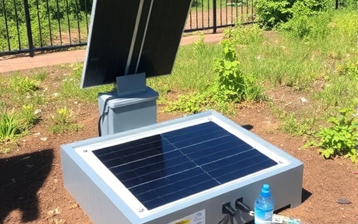 Thiết bị dùng ánh nắng khử trùng nước uống trong chưa tới 1 giờ