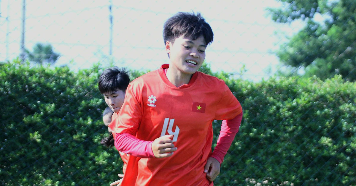 Cầu thủ dân tộc Xơ Đăng hy vọng ghi bàn vào lưới U20 nữ Nhật Bản