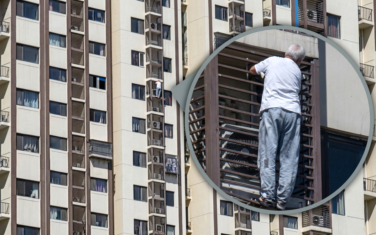 Mắc kẹt trong phòng, cụ bà 89 tuổi quyết định... leo từ tầng 27 xuống tìm chỗ thoát thân