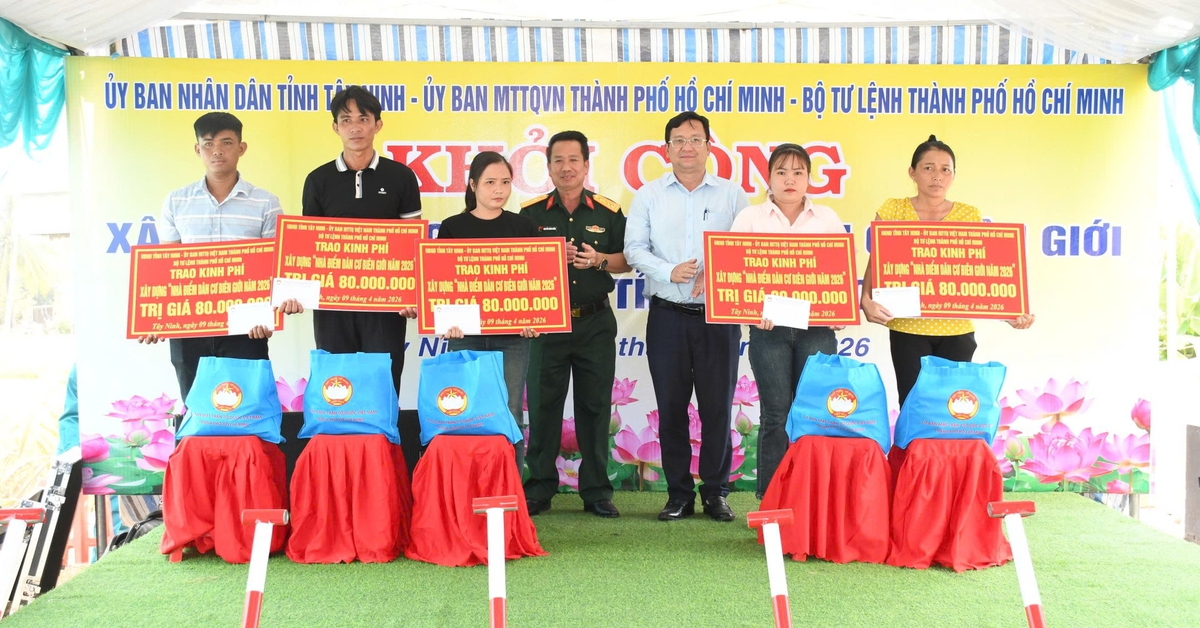 Thêm 10 căn nhà biên giới Tây Ninh từ ủng hộ của TP.HCM