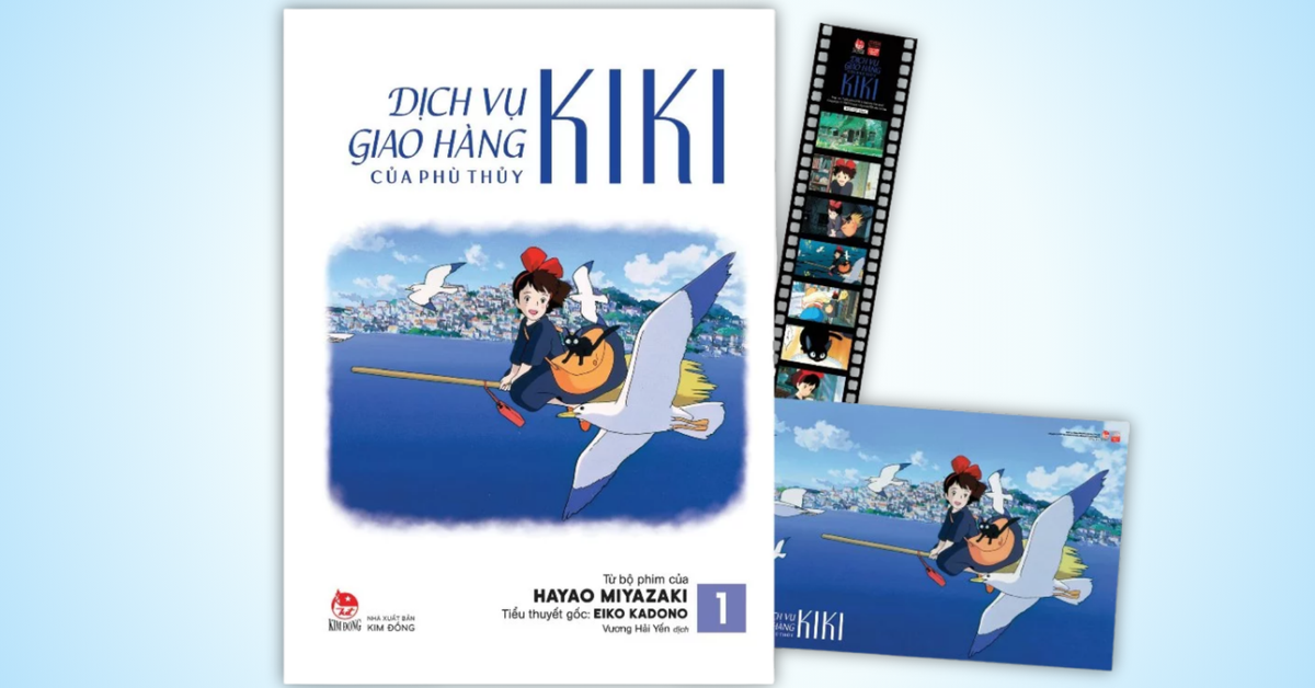 Nhà xuất bản Kim Đồng mang siêu phẩm Ghibli 'Dịch vụ giao hàng của phù thủy Kiki' đến độc giả Việt