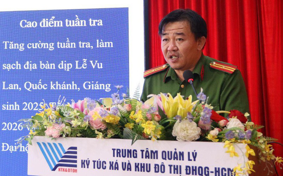 Nửa năm, gần 900 cuộc tuần tra tại khu đô thị Đại học Quốc gia TP.HCM