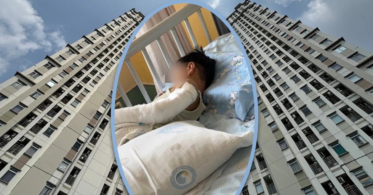 Bé trai 4 tuổi sống sót thần kỳ sau khi rơi từ tầng 11 vì trèo cửa sổ ngóng mẹ
