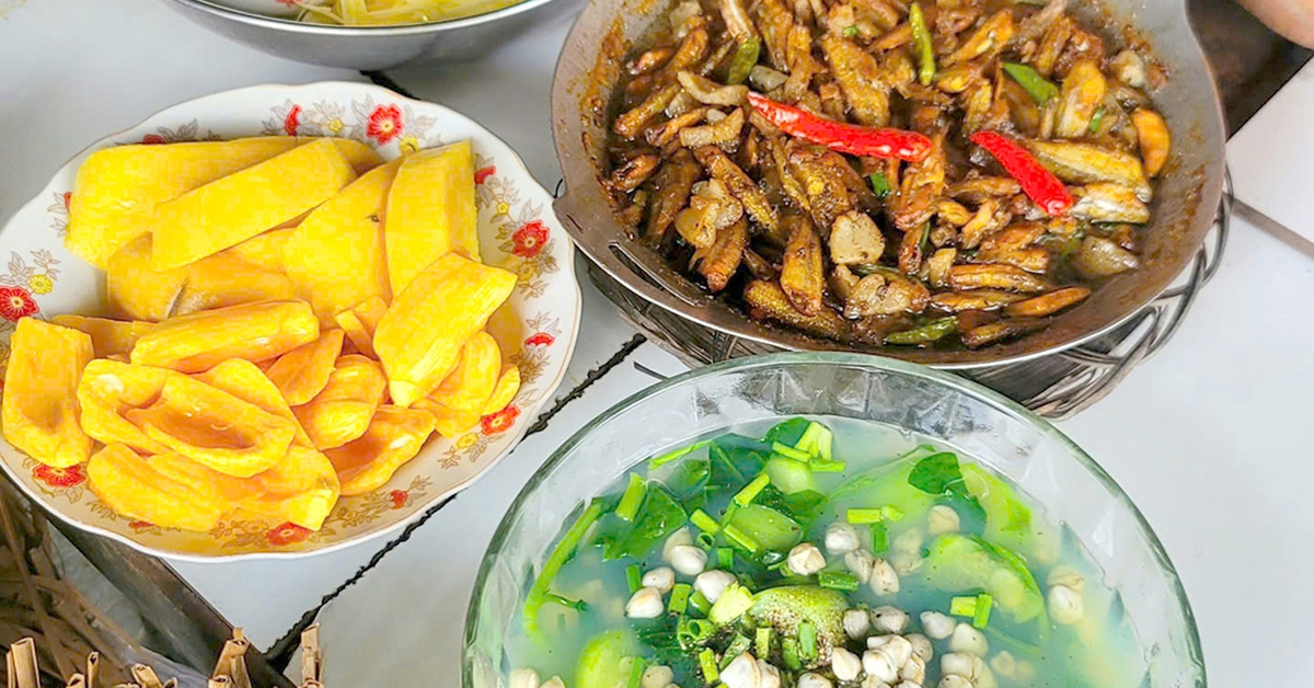 Về quê ăn cơm nhà