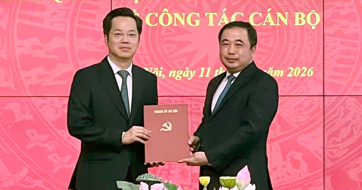 Bí thư Hoàn Kiếm Vũ Đăng Định giữ chức Trưởng Ban Tổ chức Thành ủy Hà Nội