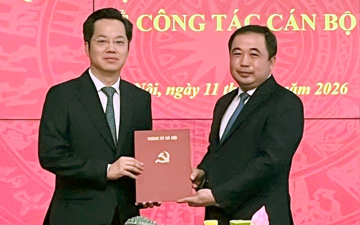 Bí thư Hoàn Kiếm Vũ Đăng Định giữ chức Trưởng Ban Tổ chức Thành ủy Hà Nội