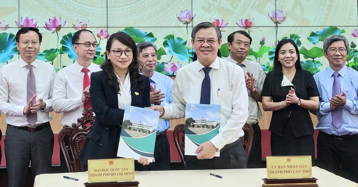 Đại học Quốc gia TP.HCM ký kết hợp tác với thành phố Cần Thơ