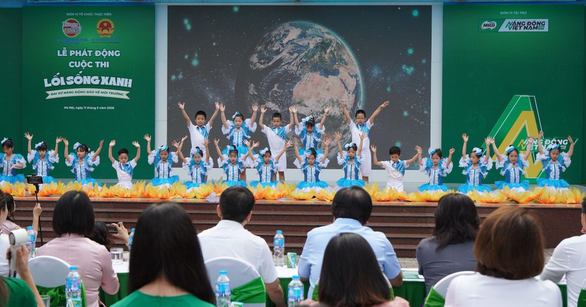 Lan tỏa lối sống xanh và năng động cho học sinh tiểu học