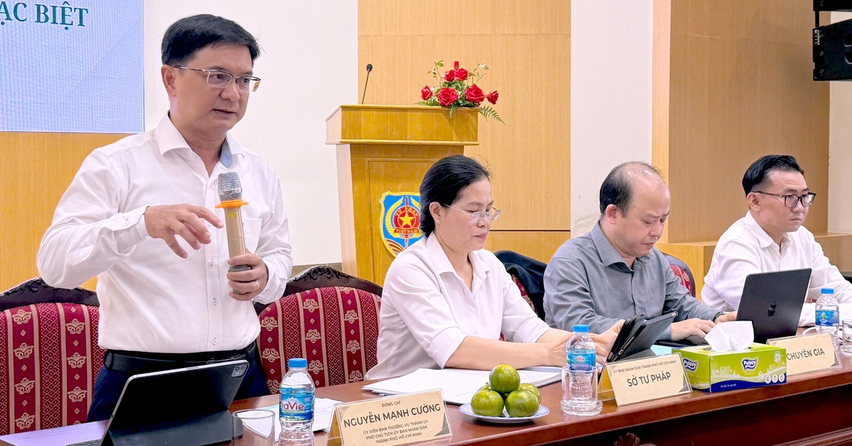 Sở Tư pháp TP.HCM phối hợp Bộ Tư pháp hoàn thiện dự thảo Luật Đô thị đặc biệt với 77 điều
