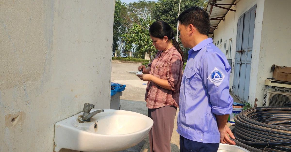 Vụ nước sinh hoạt sủi bọt ở Thanh Hóa: Các mẫu nước trong giới hạn cho phép