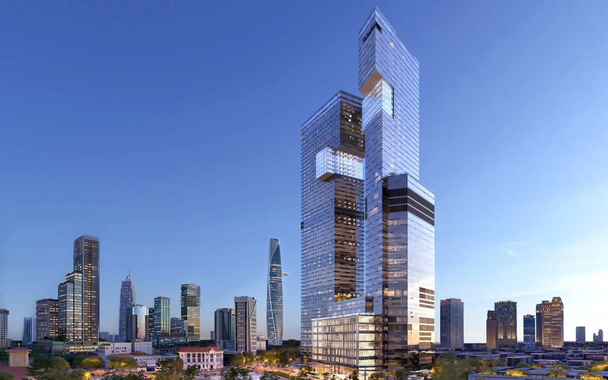 TP.HCM sắp có tòa tháp đôi thương mại - dịch vụ One Central Saigon siêu sang đối diện chợ Bến Thành