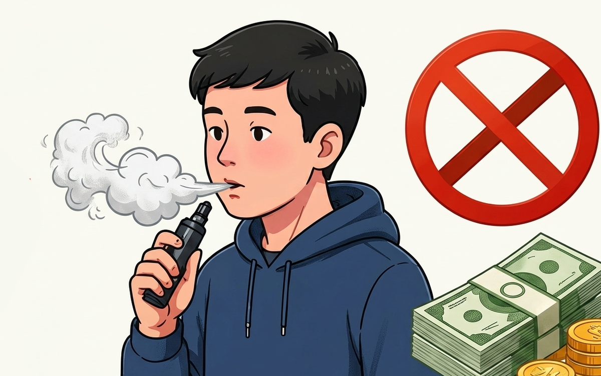 Từ 15-5, hút thuốc lá điện tử bị phạt tới 5 triệu đồng, người chứa chấp bị phạt tới 10 triệu đồng