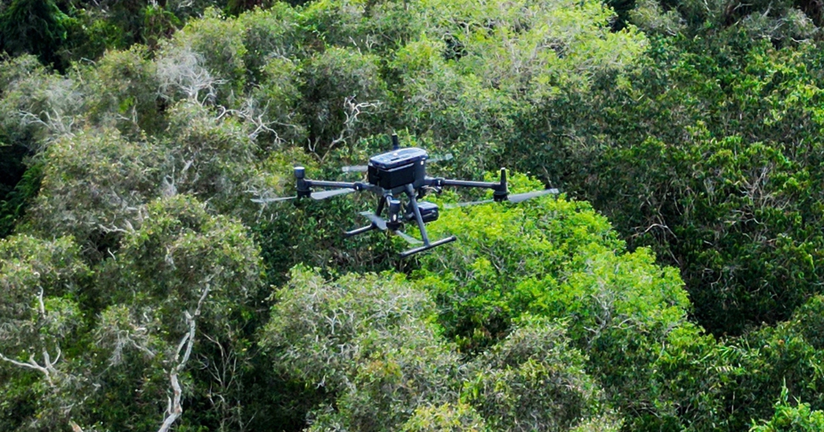 Cà Mau dùng flycam tầm nhiệt và ‘mắt thần’ canh lửa phòng chống cháy rừng