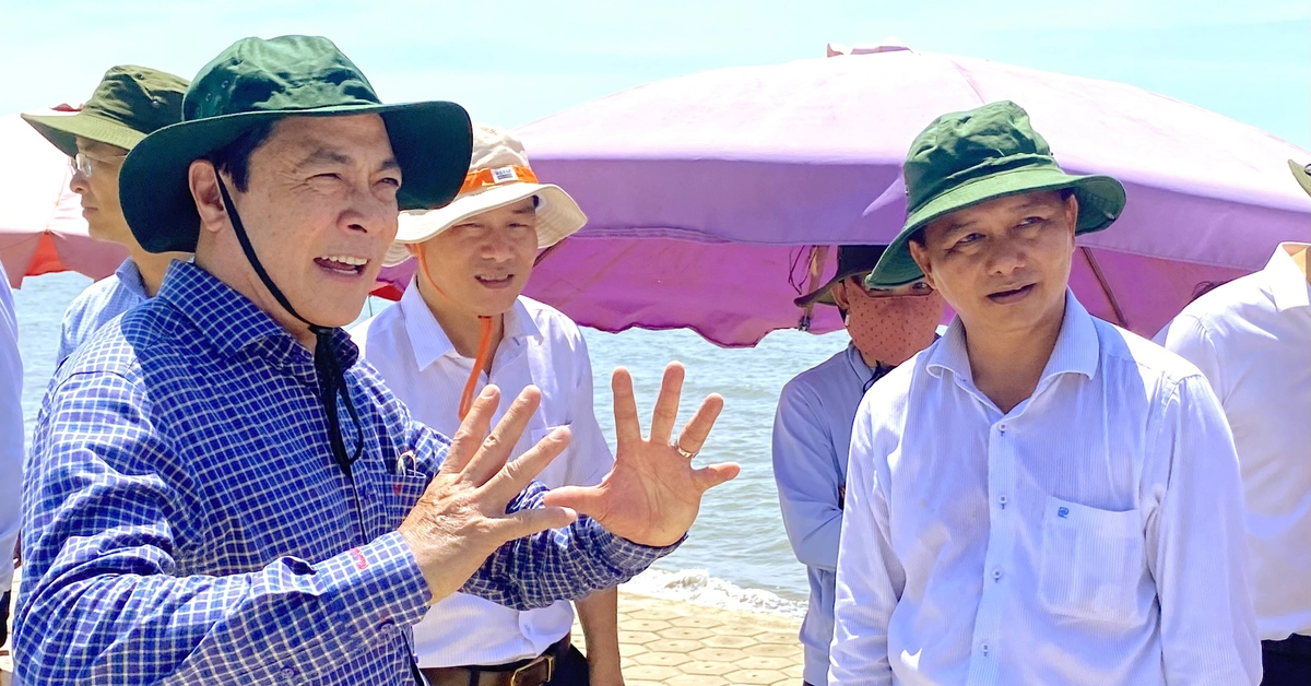 Quy hoạch bãi biển Ba Động thành địa điểm du lịch hấp dẫn