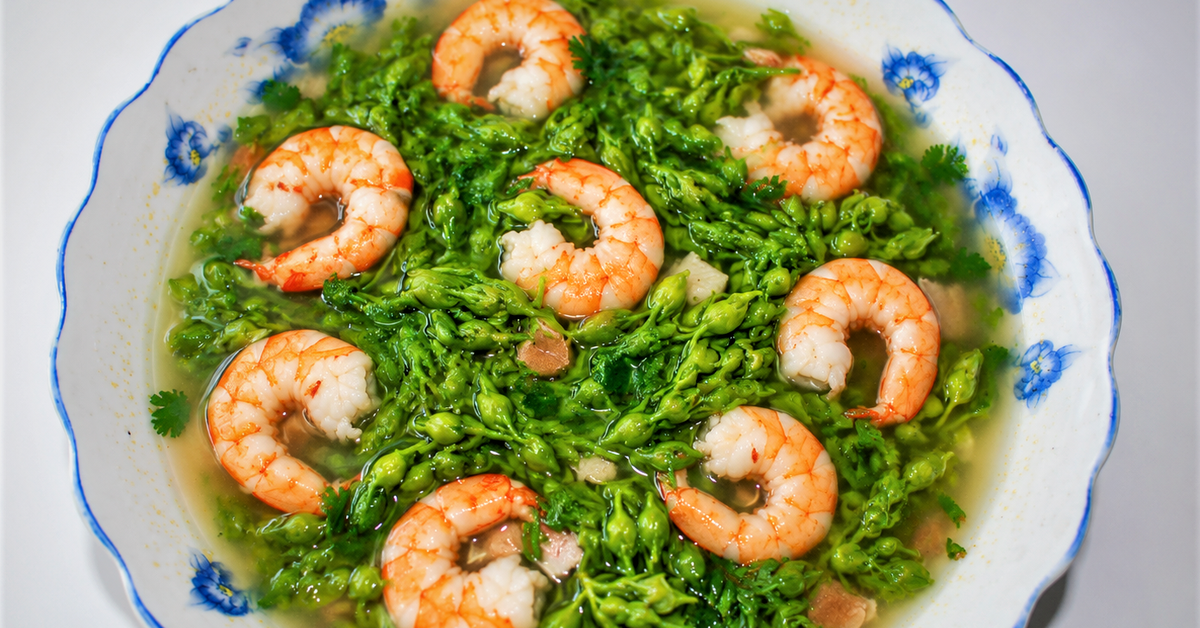 Canh hoa thiên lý dịu mát ngày hè