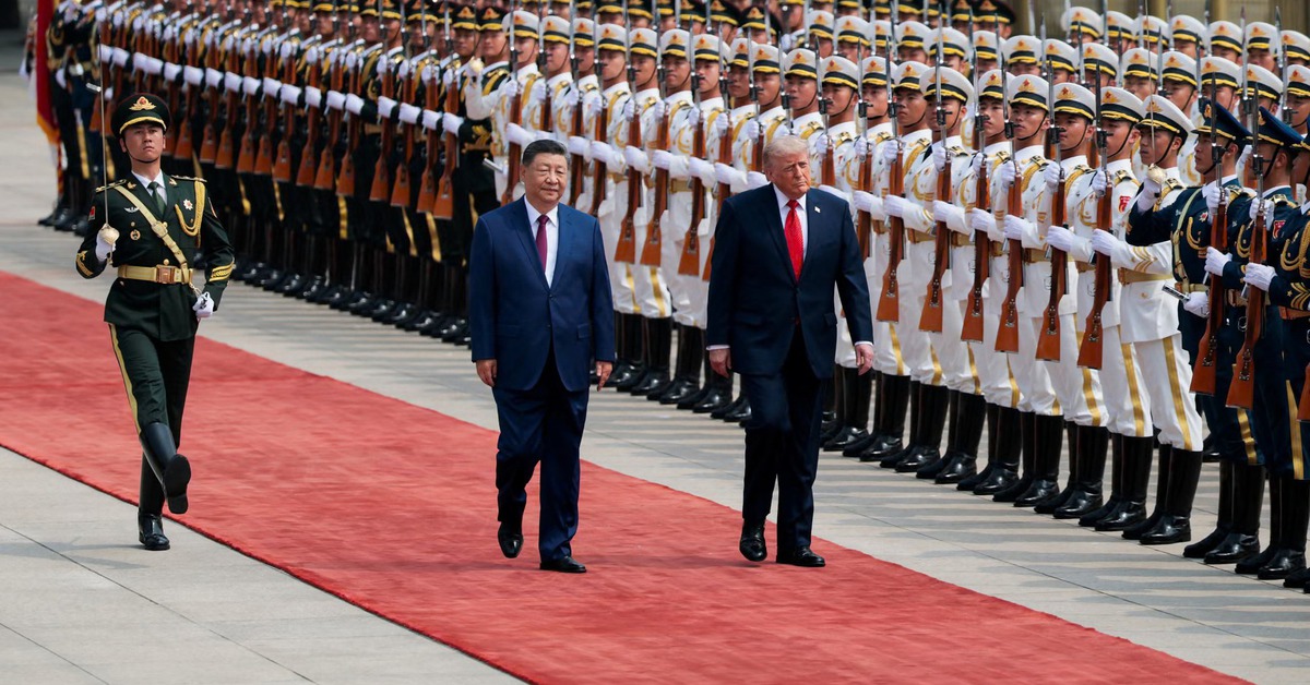 Những hình ảnh đáng nhớ trong chuyến thăm Trung Quốc của ông Trump
