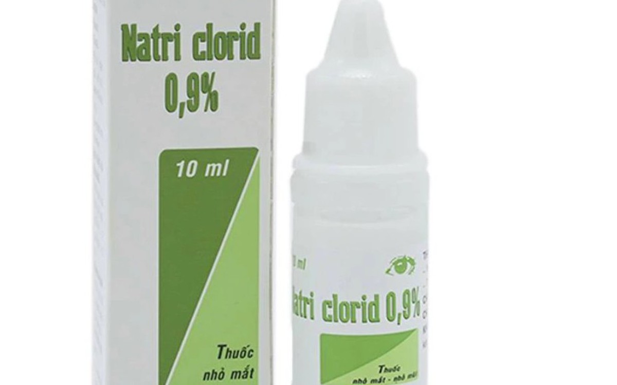 Thu hồi toàn quốc lô thuốc nhỏ mắt Natri clorid 0,9% của Công ty Pharmedic