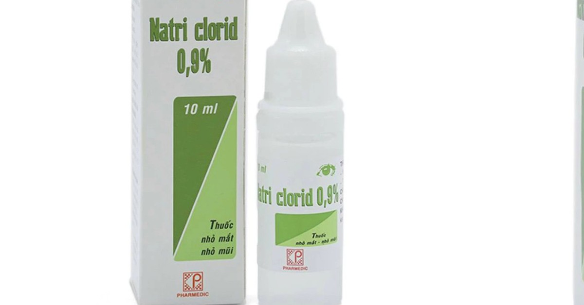 Pharmedic nói gì khi lô thuốc nhỏ mắt Natri clorid 0,9% bị thu hồi toàn quốc?