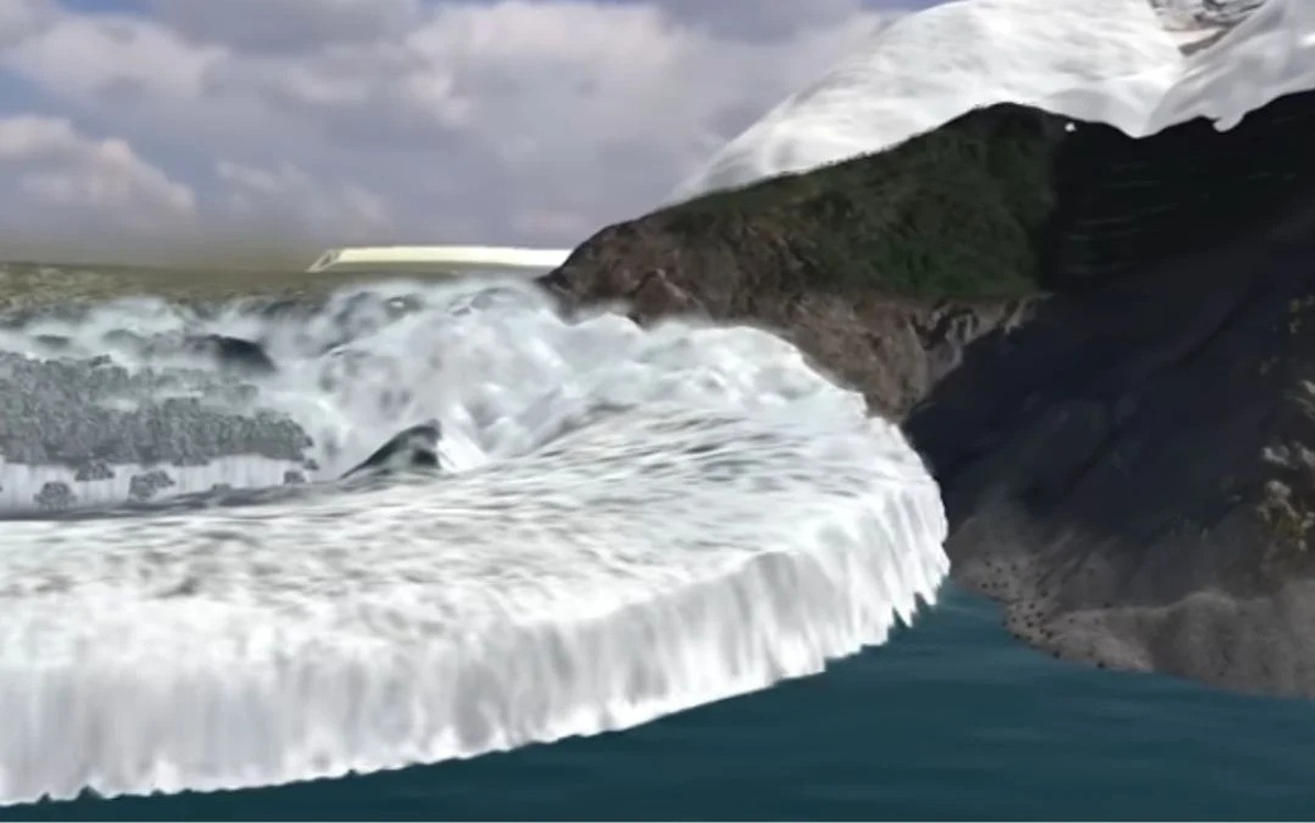 Siêu sóng thần cao gần 500 mét suýt gây thảm họa ở Alaska