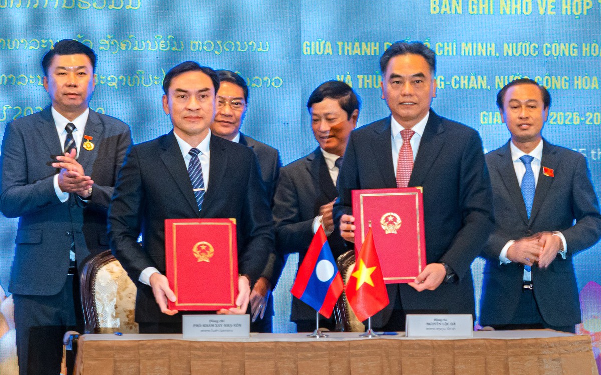 TP.HCM - Vientiane ký kết hợp tác giai đoạn 2026 - 2030