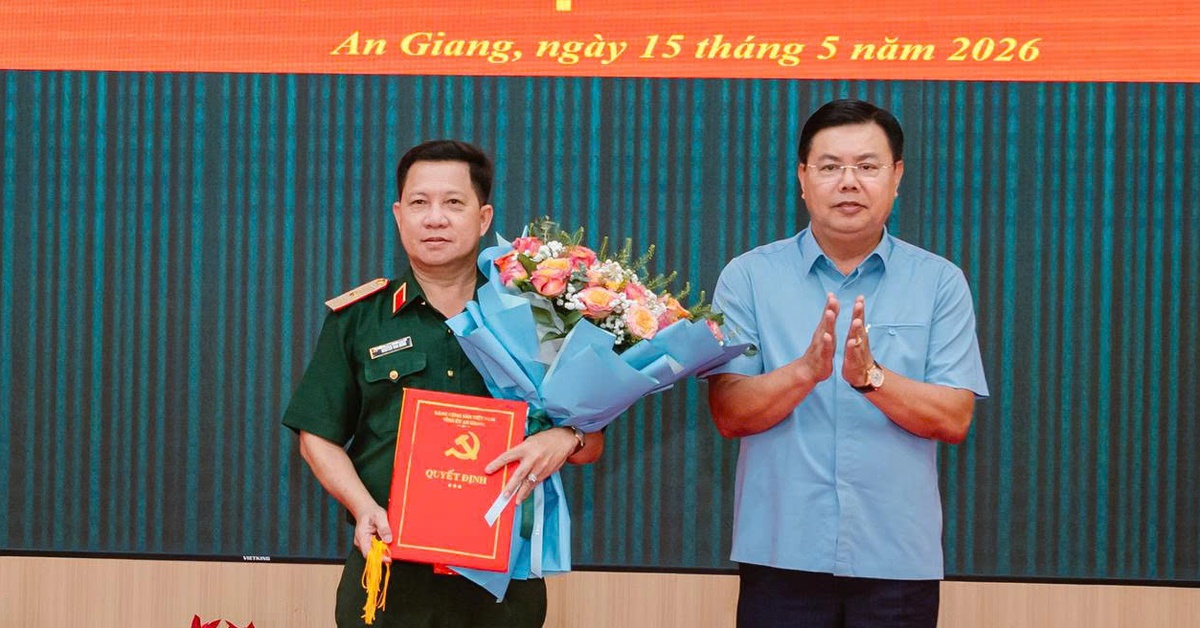 Thiếu tướng Nguyễn Văn Hùng giữ chức Chỉ huy trưởng Bộ Chỉ huy quân sự tỉnh An Giang
