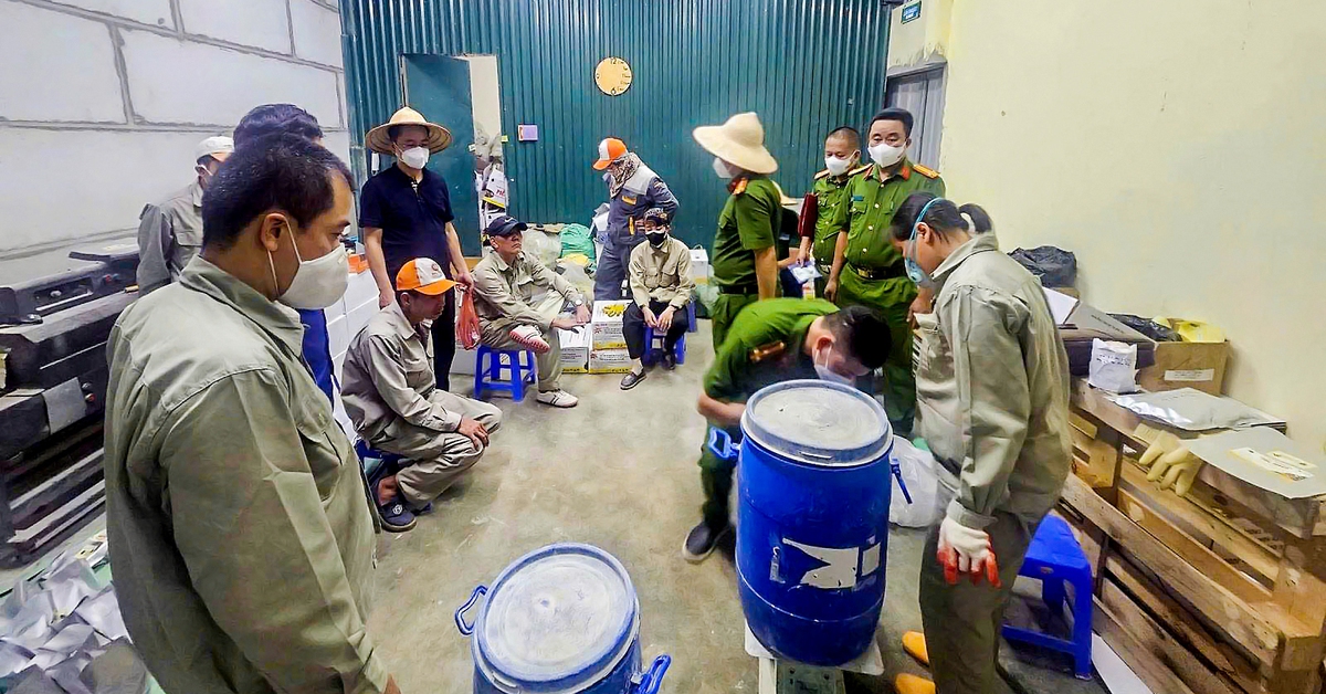 Phát hiện xưởng sản xuất thuốc diệt mối giả quy mô lớn