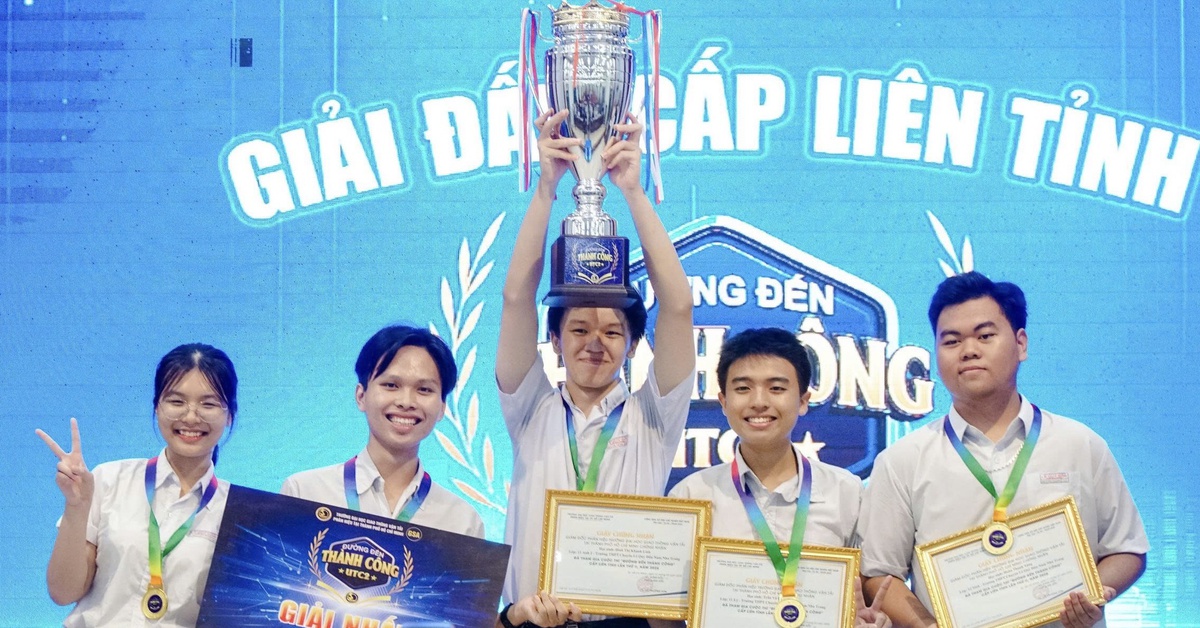 THPT chuyên Lê Quý Đôn Khánh Hòa quán quân cuộc thi học thuật liên tỉnh thành