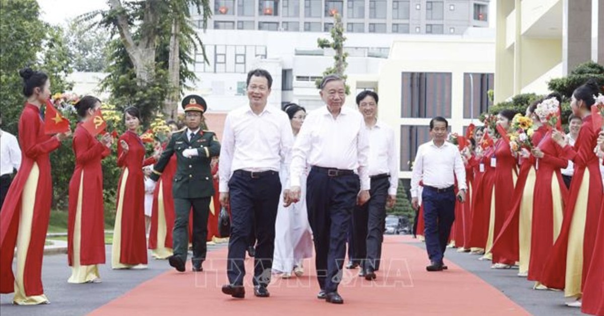 Tổng Bí thư, Chủ tịch nước Tô Lâm dự lễ công bố thành lập thành phố Đồng Nai