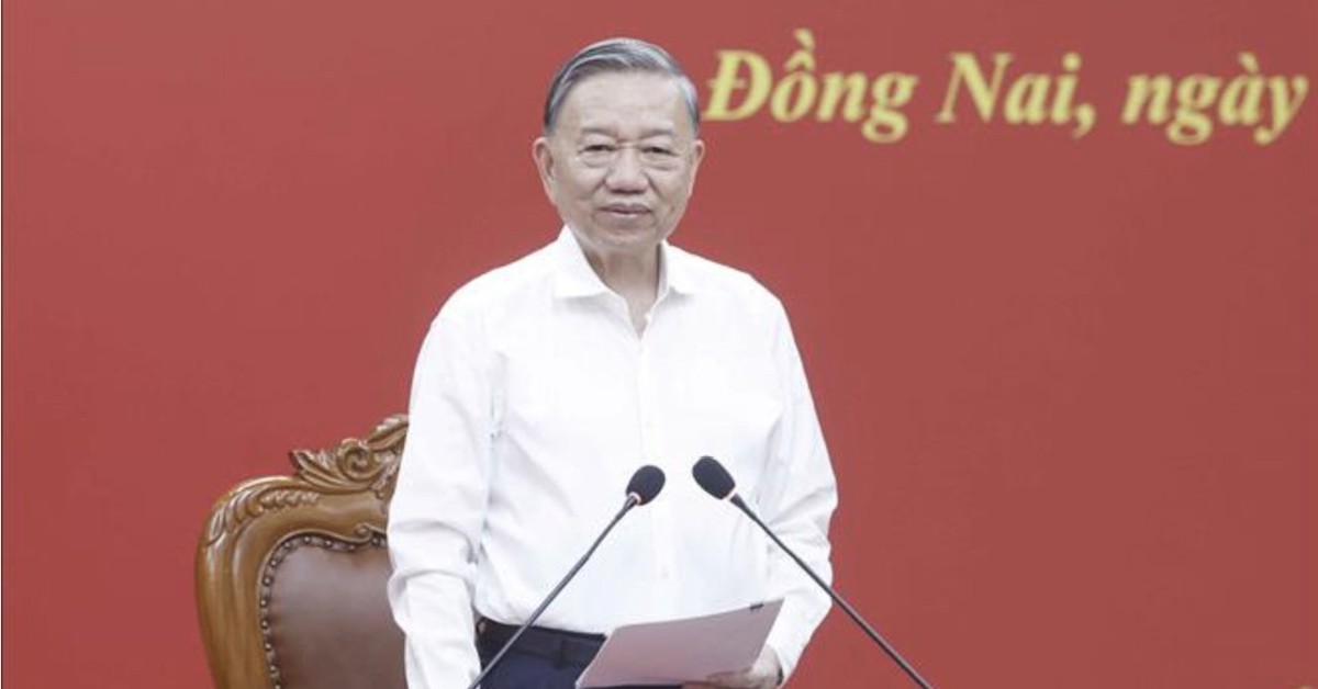 Tổng Bí thư, Chủ tịch nước Tô Lâm làm việc với Ban Thường vụ Thành ủy Đồng Nai