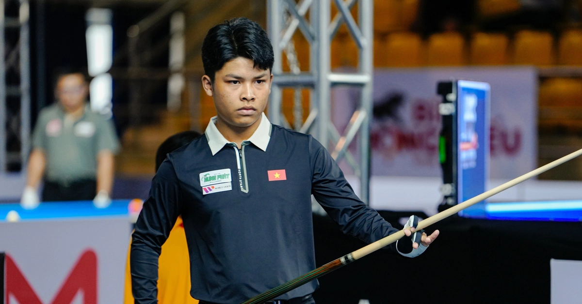 Cơ thủ 17 tuổi Việt Nam bị loại ở World Cup billiards vì thua đối thủ 0,059 điểm